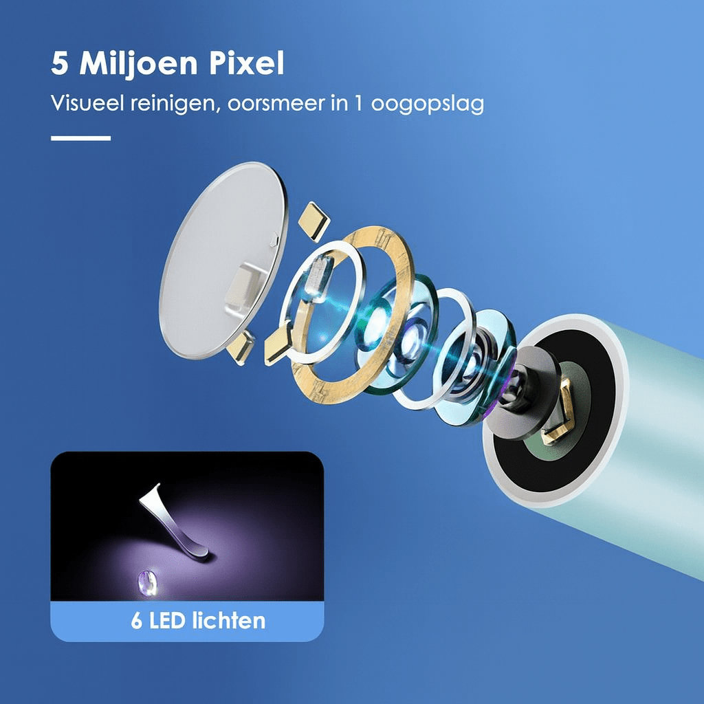 EarSpy™ Pro: Eenvoudige verwijdering van oorsmeer