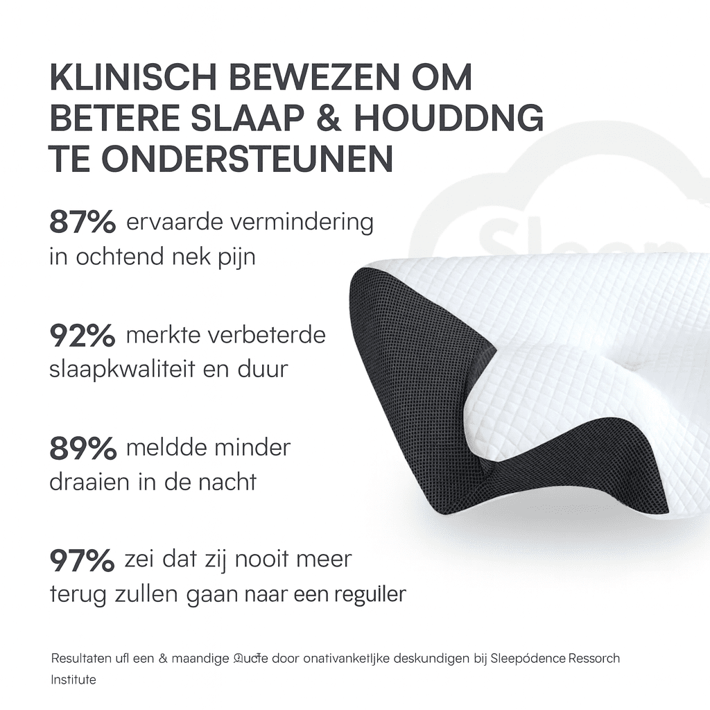 ErgoKussen - Altijd Comfortabel Clapen