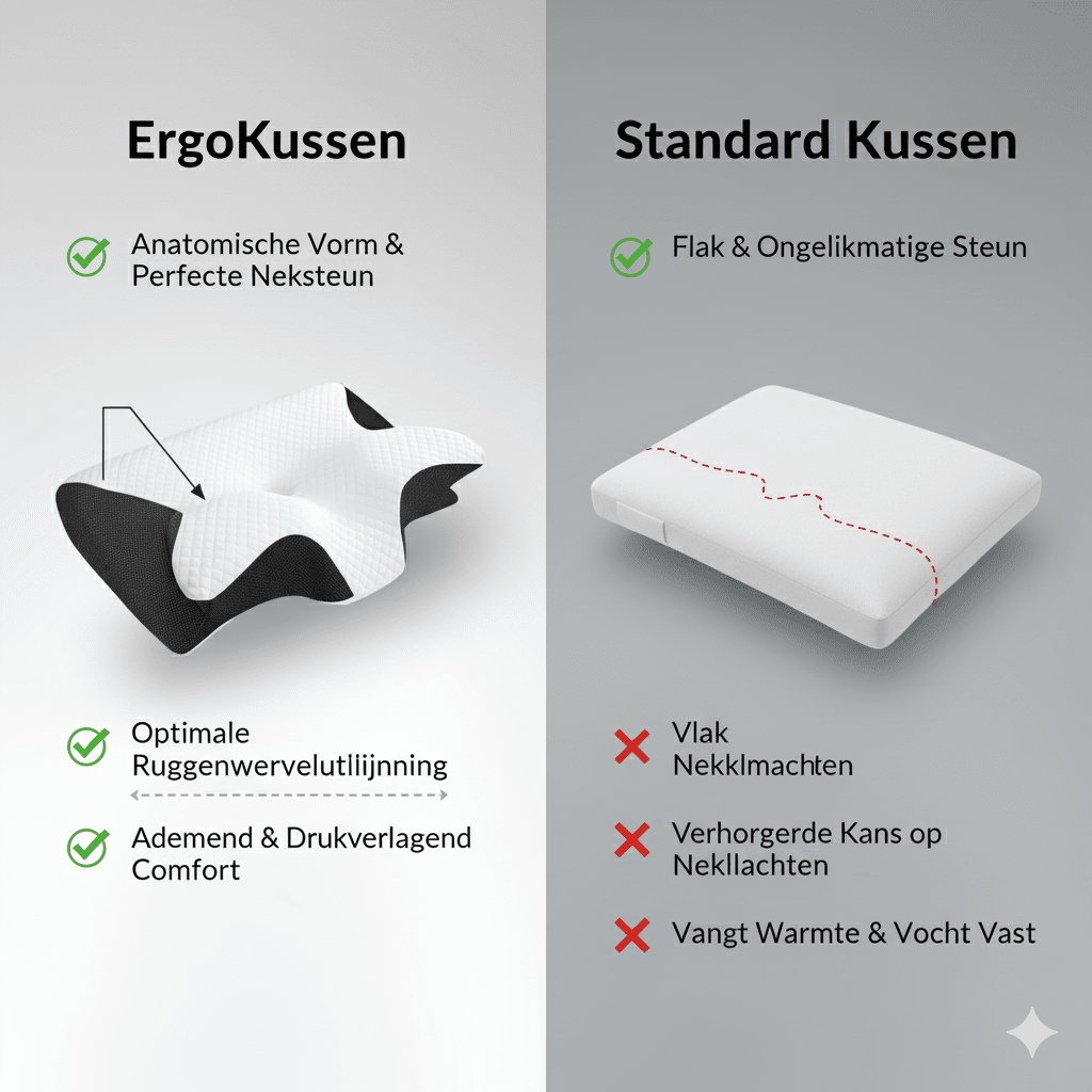 ErgoKussen - Altijd Comfortabel Clapen