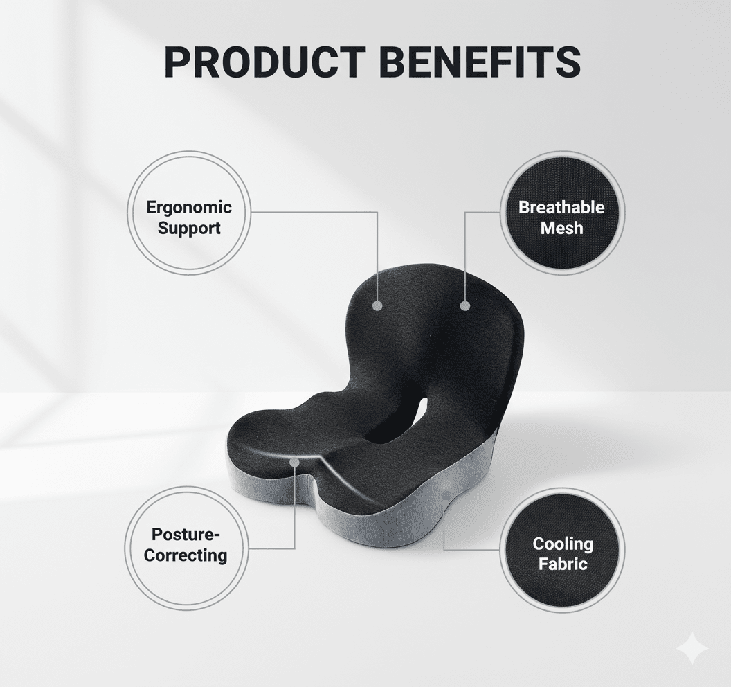 ErgoEase™ – Sit Pain-Free
